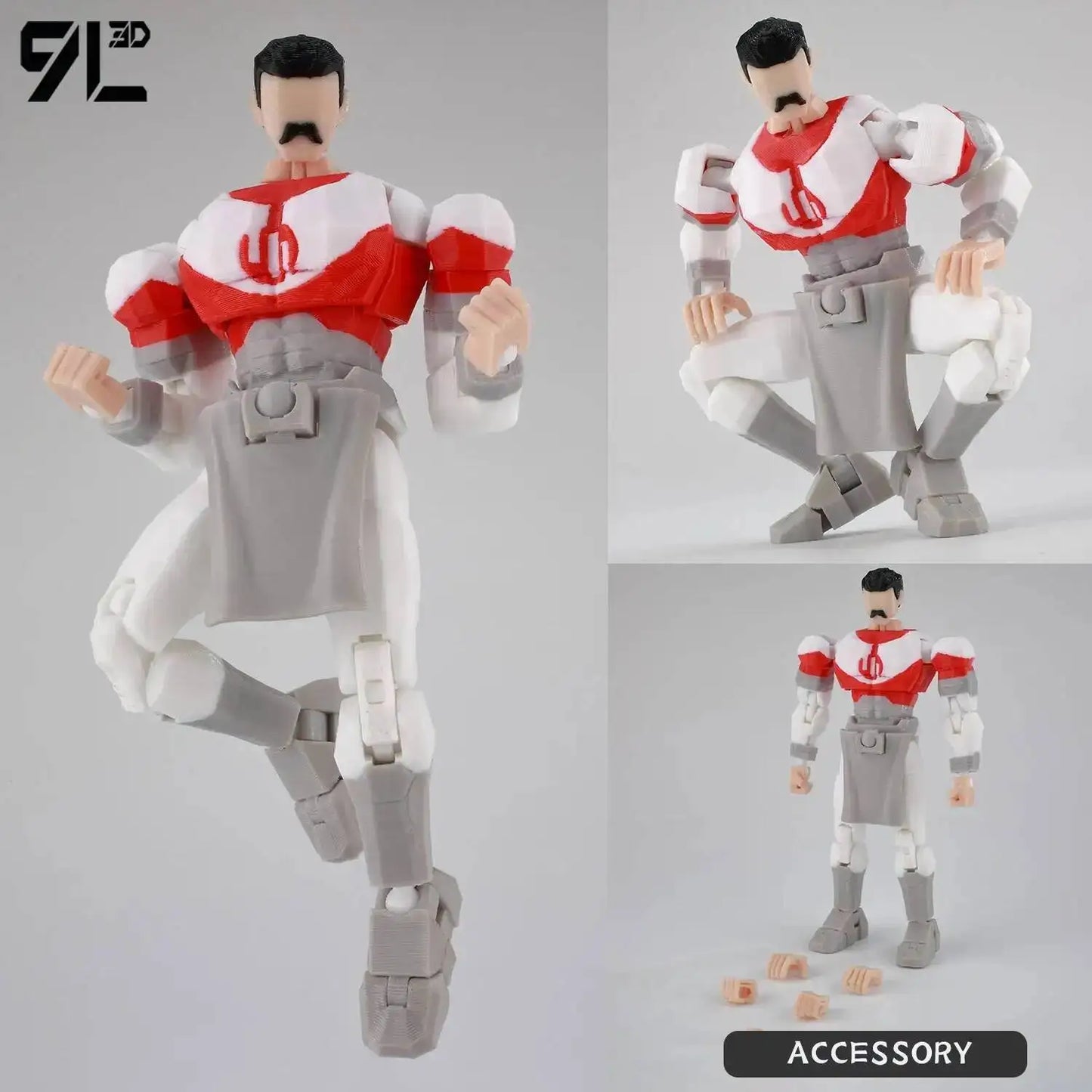 13cm Articulated Action Figure 3D Printed Collectible Model Toy