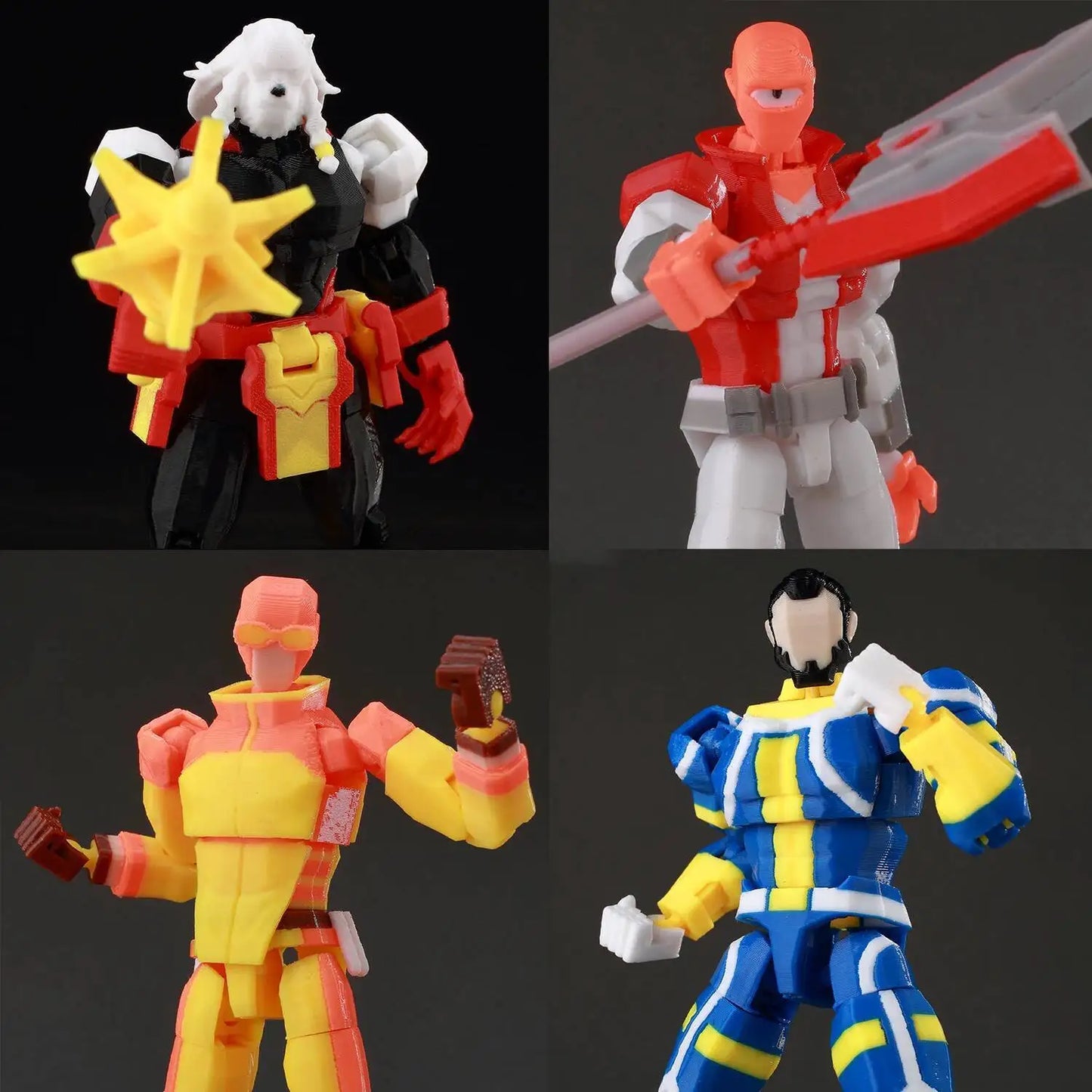 Invincible Boy Action Figure 14cm 3D Printed Poseable Model