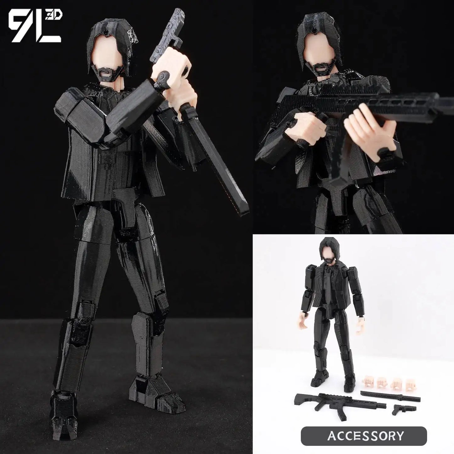13cm Articulated Action Figure 3D Printed Collectible Model Toy