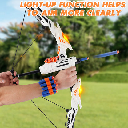 Kids Archery Set with LED Bow and Soft Dart Arrows