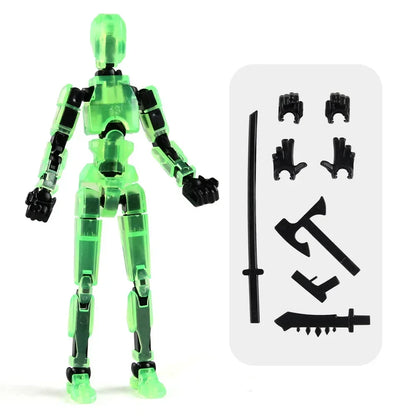 13-Joint Movable Robot Action Figure 3D Printed DIY Toy