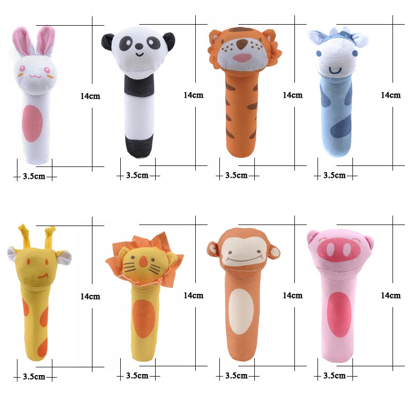 Baby Crib Spiral Toy Plush Stroller & Car Seat Rattle