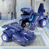 2-in-1 Dinosaur Transforming Car Toy for Kids