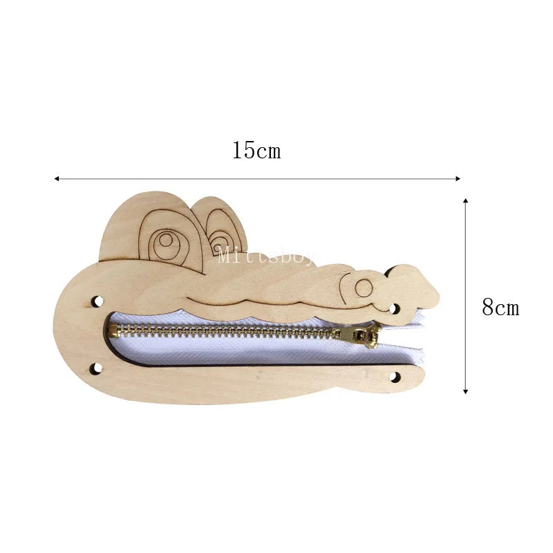 Montessori Busy Board Wooden Sensory Learning Toy