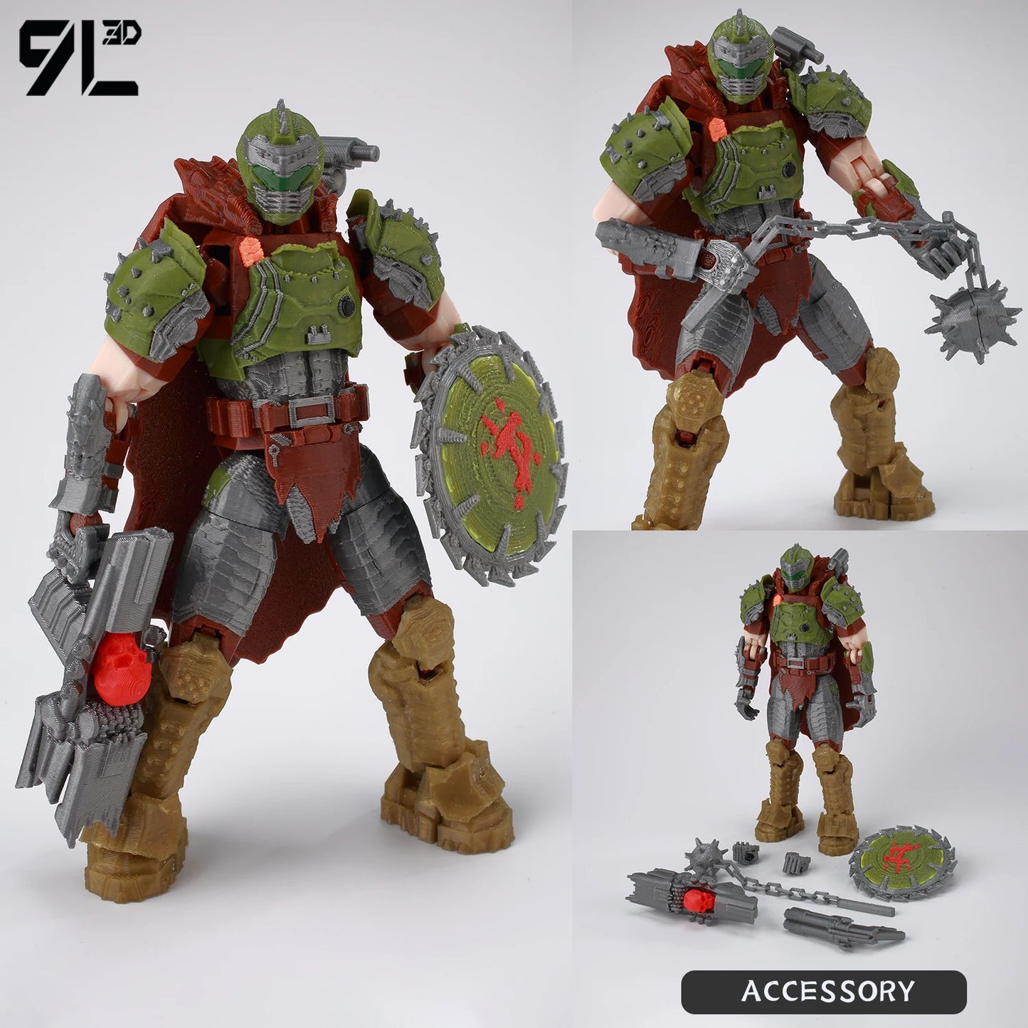 13cm Articulated Action Figure 3D Printed Collectible Model Toy