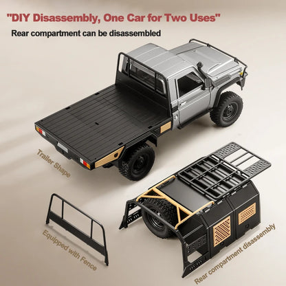 MN82S 4WD RC Crawler Pickup Truck 1:12 Scale Off-Road Car