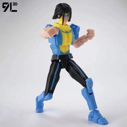 Invincible Boy Action Figure 14cm 3D Printed Multi Jointed Model
