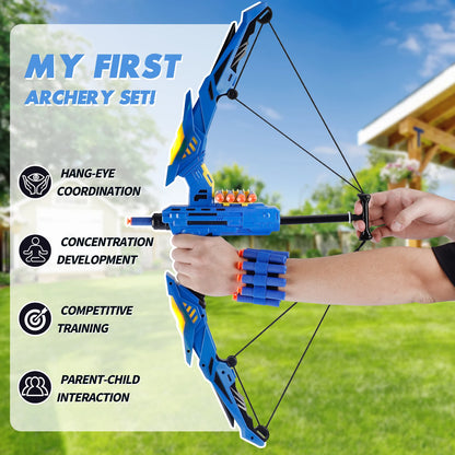 Kids Archery Set with LED Bow and Soft Dart Arrows