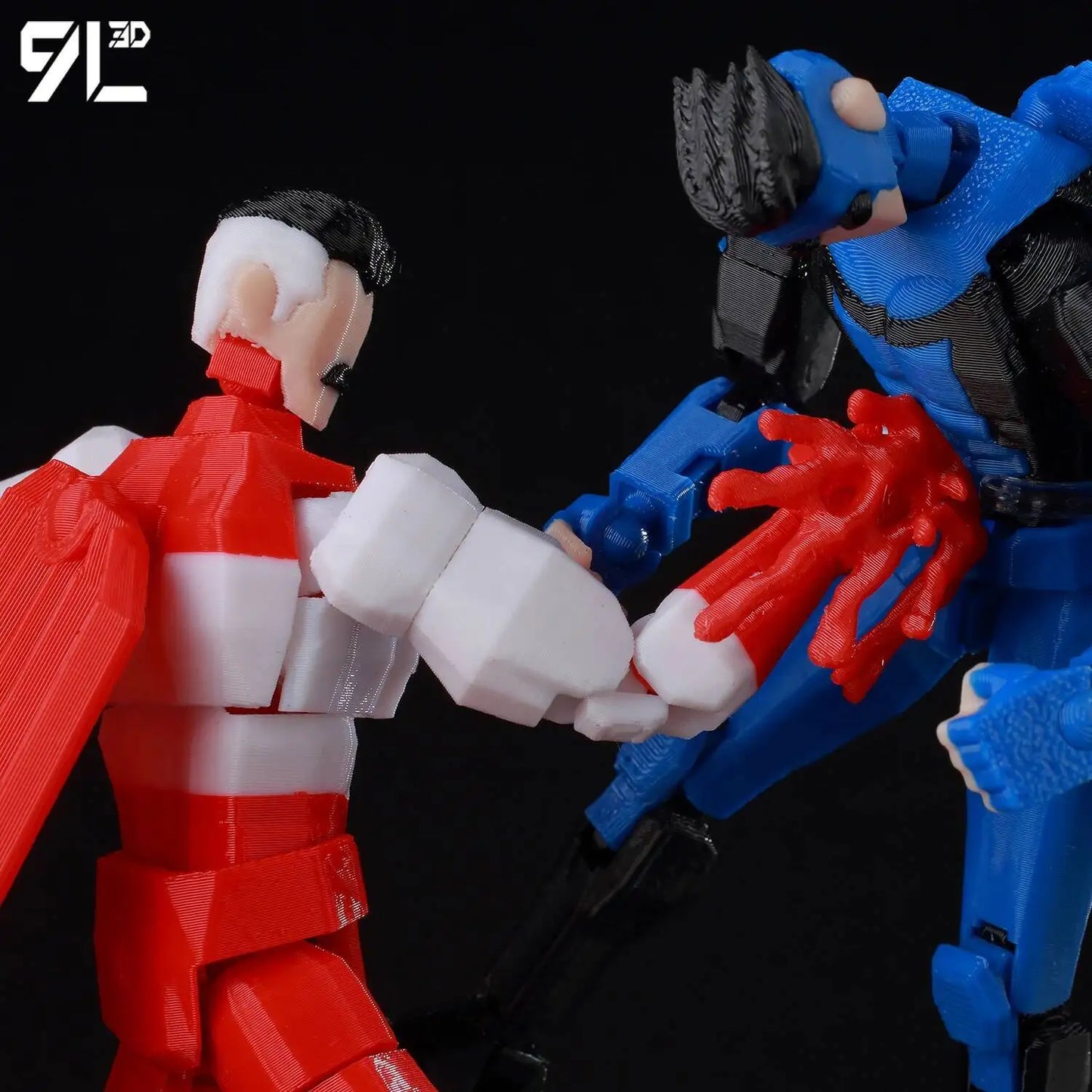 Invincible Boy Action Figure 14cm 3D Printed Poseable Model