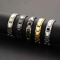 Stainless Steel Bangle Bracelet – Elastic Italian Charm Style