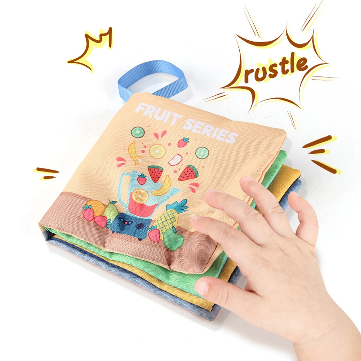 Soft Baby Cloth Book Montessori Sensory Learning Toy