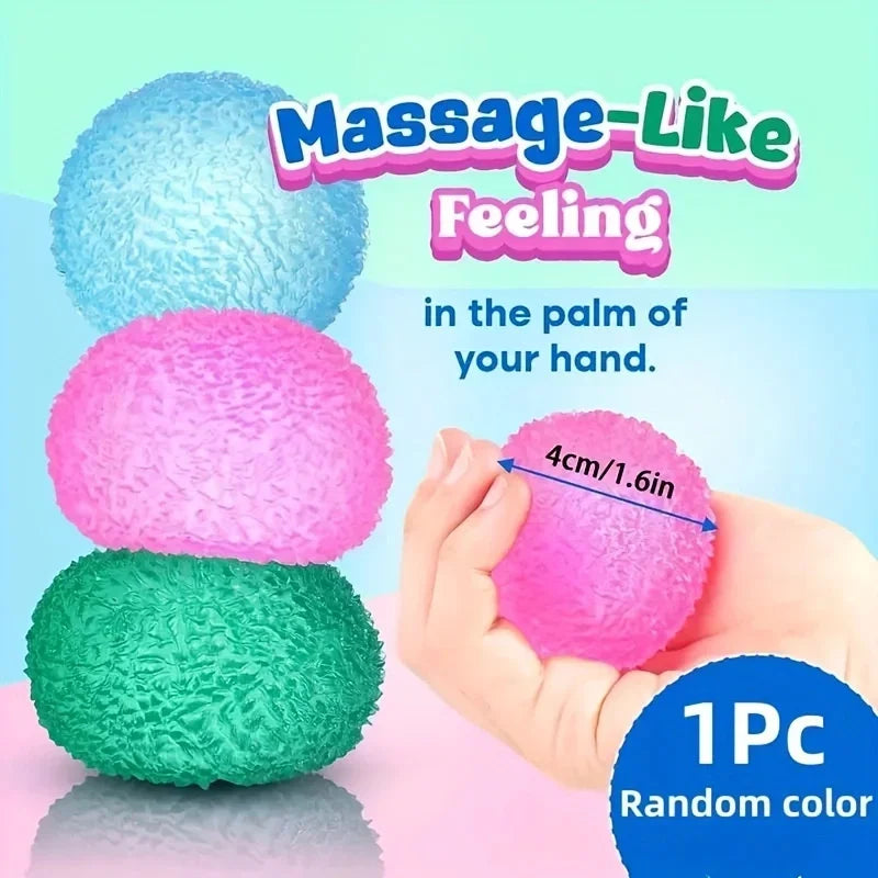 Squishy Ice Ball Toy Multicolor Stress Relief Squeeze Ball