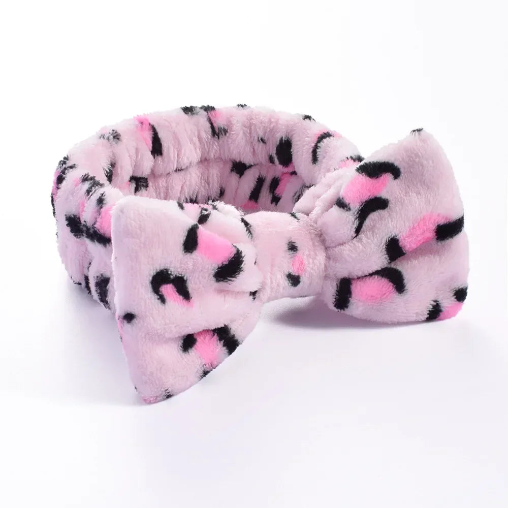 Makeup Headband – Soft Coral Fleece Face Wash Hair Band