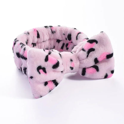 Makeup Headband – Soft Coral Fleece Face Wash Hair Band