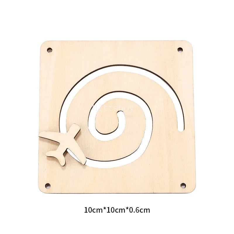 Montessori Busy Board Wooden Sensory Learning Toy