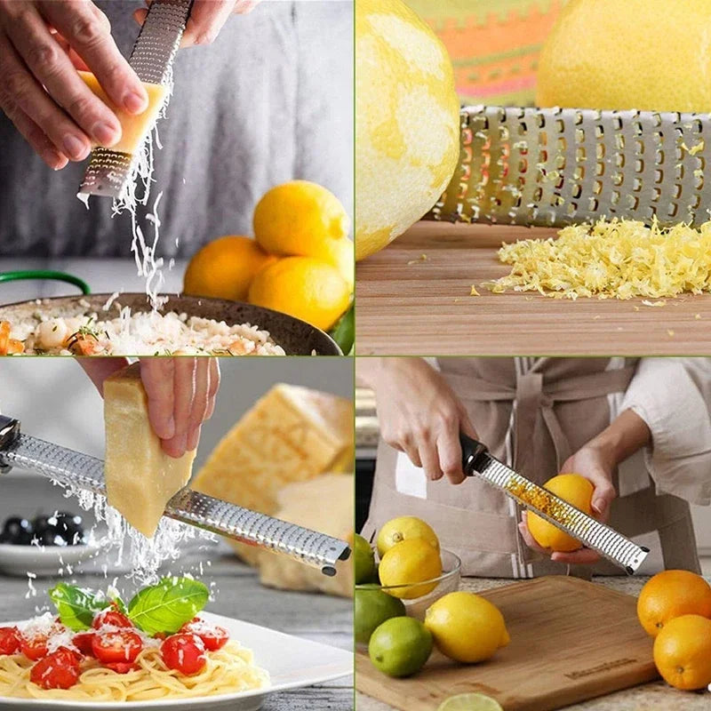 Stainless Steel Cheese Grater & Lemon Zester Tool