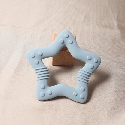 Heart Silicone Teether Food Grade Baby Teething Toy