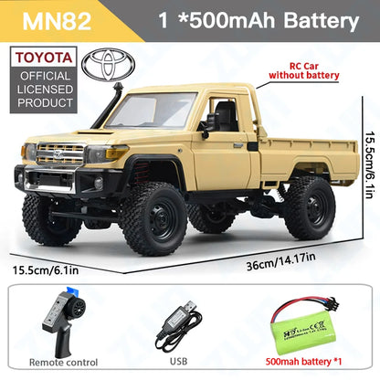 ZWN MN82 / MN82S 1:12 4WD RC Pickup Truck – LC79 Off-Road Climbing Remote Control Car