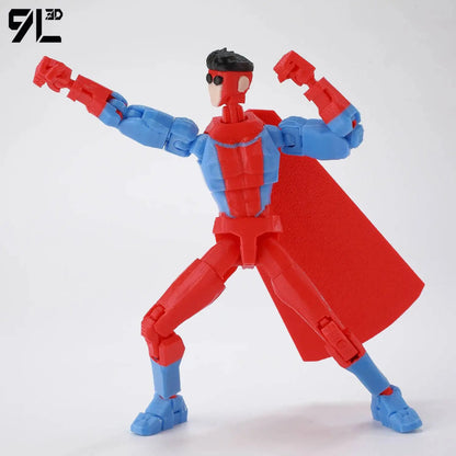 13cm Articulated Action Figure 3D Printed Collectible Model Toy