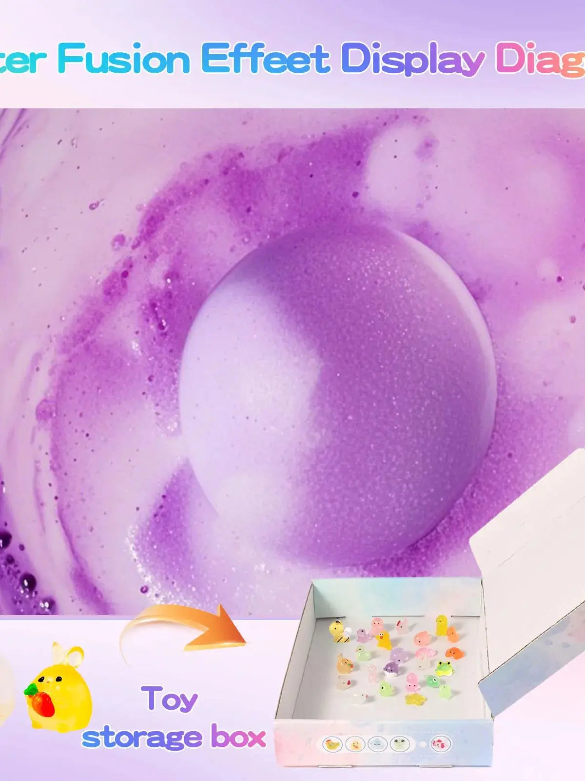 Kids Bath Bomb Gift Set 15/24 Pack with Surprise Inside