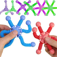 Transformable Fidget Spinner with Pop Tube & Suction Cup