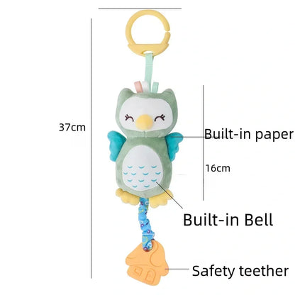 Baby Rattle Toy Soft Animal Sensory Hand Grip Toy