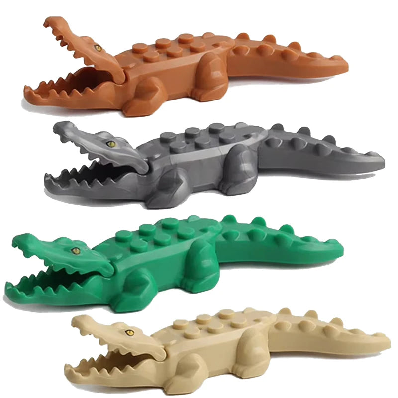 MOC Farm Zoo Animal Building Blocks Educational Toy Set