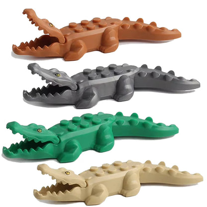MOC Farm Zoo Animal Building Blocks Educational Toy Set