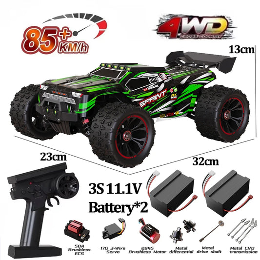 9522PRO 1:16 Brushless 4WD RC Car – 85KM/H High-Speed Off-Road Racing Drift Truck