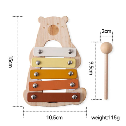 Wooden Kids Xylophone Montessori Musical Instrument Toy