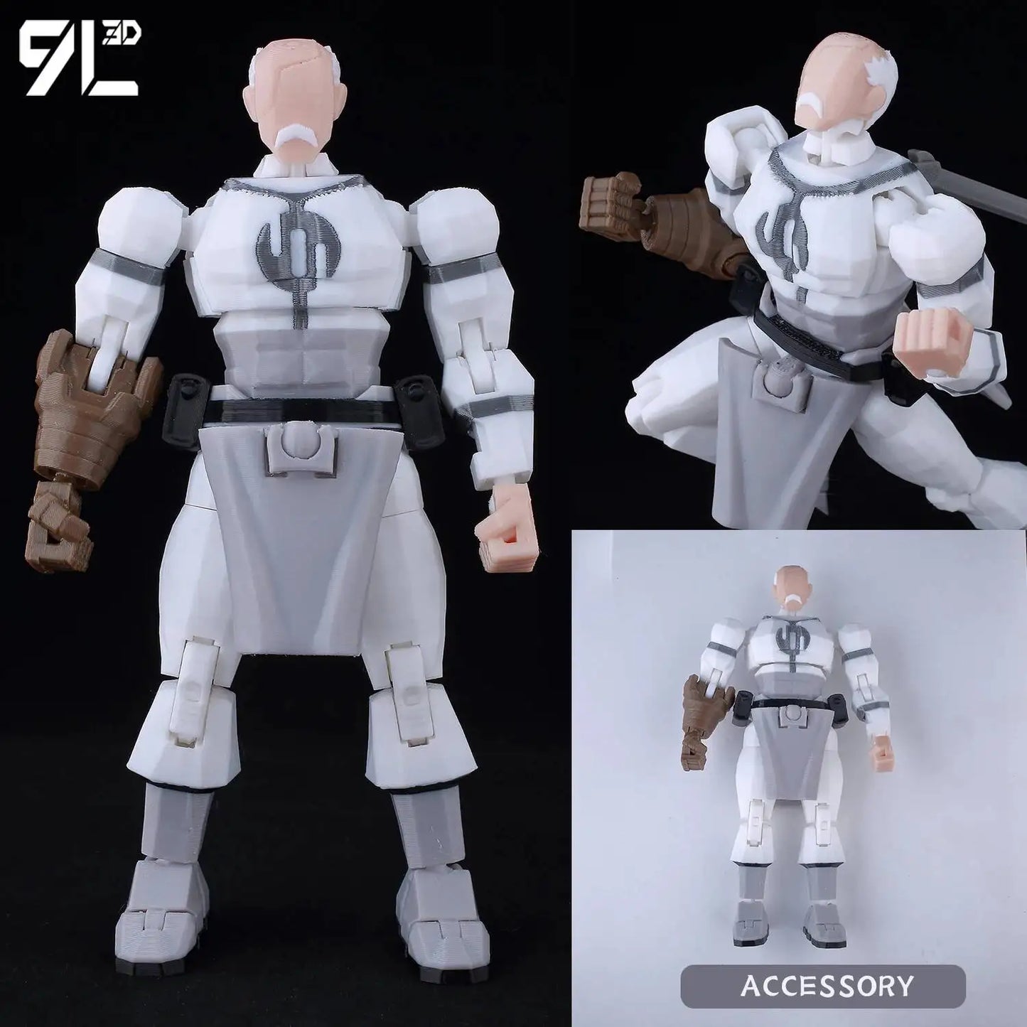 13cm Articulated Action Figure 3D Printed Collectible Model Toy